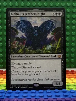 1x Maha, Its Feathers Night #100 - Bloomburrow (BLB) - NM - MTG MYTHIC - Image 1