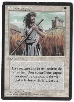►Magic-Style◄ MTG - Swords to Plowshares - French Revised FBB - Played - Image 1