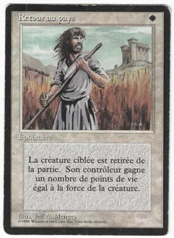 ►Magic-Style◄ MTG - Swords to Plowshares - French Revised FBB - Played - Image 1