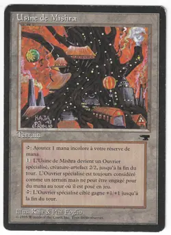 ►Magic-Style◄ MTG - Mishra's Factory - French Renaissance FBB - Played - Image 1