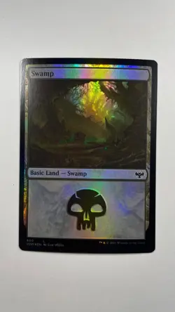 MTG Innistrad Crimson Vow Swamp Land Foil #400 Magic the Gathering - Image 1