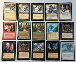 MTG 75+ Vintage Card Lot - Chronicles, Urza’s, Homeland, Onslaught & More HP-LP - Image 3