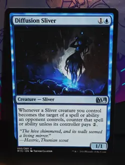 magic the gathering - Diffusion Sliver - Creature - Sliver - Uncommon - Blue - Image 1