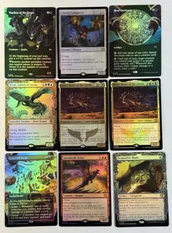 MTG Tarkir Dragonstorm 28x Card Lot TDM/TDC - Lots of R/M, Borderless, & Foil - Image 2