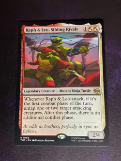 MTG * Raph & Leo, Sibling Rivals Teenage Mutant Ninja Turtles * 1X * NM - Image 1