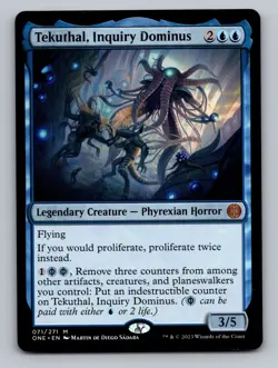 Tekuthal, Inquiry Dominus M Phyrexia: All Will Be One 71 NM - Image 1