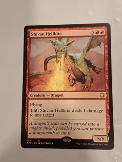 Shivan Hellkite - Adventures in the Forgotten Realms Magic the Gathering MTG - Image 1