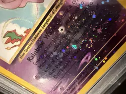 2001 POKEMON SOUTHERN ISLANDS PROMO #1 MEW-HOLO PSA 7 w/BEAUTIFUL SWIRL - Image 3