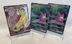 Pokemon Destined Rivals Team Rocket ex Ultra Rare Lot/3 - Persian + Crobats! - Image 1