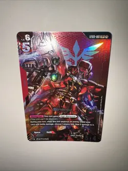 Gundam TCG Sinanju Alt Art ST03-001 LR+ Pack Fresh English CCG Card Game - Image 5