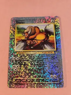 2002 Tauros 65/110 Uncommon Legendary Collection Reverse Holo Pokemon - Image 1