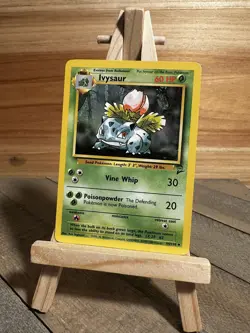 Pokemon Base Set 2 Uncommon Ivysaur #044/130 LP/MP - Image 1