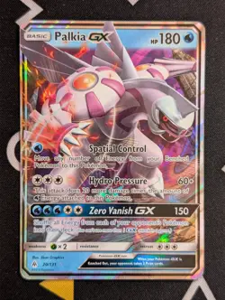Palkia GX 20/131 Ultra Rare SM - Forbidden Light Pokemon Card MP - Image 1