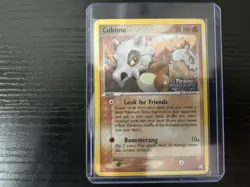 Pokemon Reverse/Stamped Holo Cubone- EX Team Rocket Returns- 51/109- NM - Image 1