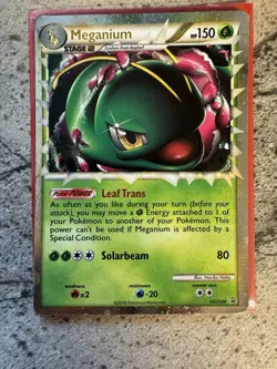 Meganium HGSS08 Holographic Promo Rare Pokemon Card TCG VLP/NM - Image 1