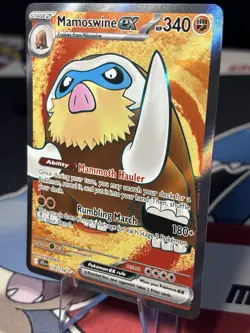 Pokemon Mamoswine EX 174/159 Holo Ultra Rare Journey Together NM - Image 2
