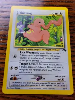 Pokemon Lickitung Southern Island 16/18 Promo LP - Image 1