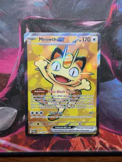 Meowth ex 107/088 FULL ART ULTRA RARE HOLO Perfect Order Me03 Pokemon English EN - Image 1