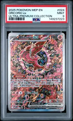 2025 POKEMON MEP PROMO ULTRA-PREMIUM COLLECTION #024 ORICORIO EX PSA 9 - Image 1