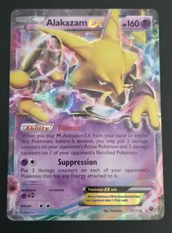 Alakazam EX 25/124 Fates Collide Holo - Japanese - Pokemon TCG - Image 1