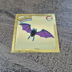 Vintage 1999 Artbox Pokemon Golbat G16 Gold Sticker Series 1 Prism Holograph - Image 1
