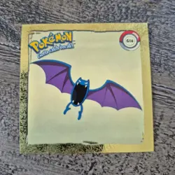 Vintage 1999 Artbox Pokemon Golbat G16 Gold Sticker Series 1 Prism Holograph - Image 2