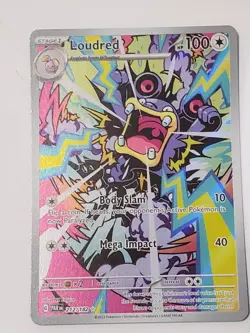 Loudred 212/182 Paradox Rift Illustration Rare NM Pack Fresh Pokemon TCG - Image 1