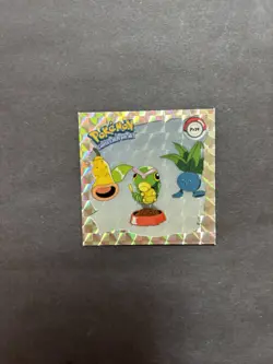 Vintage 1999 Artbox Pokemon Sticker Rare Series 1 PRIZM #PR39 Caterpie Group - Image 1