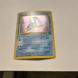 Pokemon Lapras Holo Rare Fossil 1999 80 HP Water Gun 10+ 10/62 - Image 3