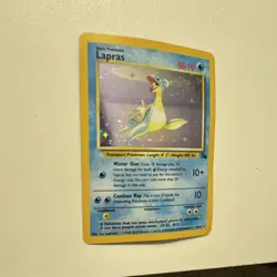 Pokemon Lapras Holo Rare Fossil 1999 80 HP Water Gun 10+ 10/62 - Image 5