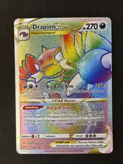 Drapion VSTAR (Secret) 200/196 Swsh11: Lost Origin Holo Rainbow Pokemon - Image 1
