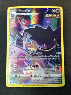 Banette TG07/TG30 Swsh11: Lost Origin Trainer Gallery Holo Pokemon - Image 1