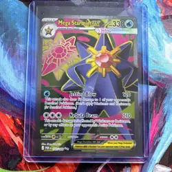 Mega Starmie EX 102/088 - Perfect Order Pokemon TCG - Pack Fresh - Image 1