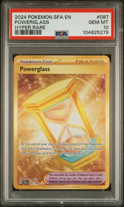 2024 POKEMON SFA EN-SHROUDED FABLE HYPER RARE #097 POWERGLASS PSA 10 - Image 1