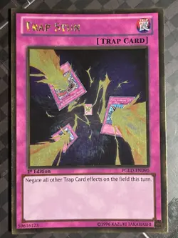 | Yugioh Trap Stun PGLD-EN090 Premium Gold Rare NM x1 - Image 1