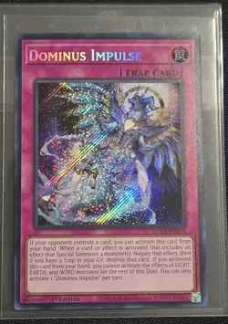 Yu-Gi-Oh Dominus Impulse ROTA-EN079 Secret Rare 1st Edition TCG Foil Card Nice! - Image 1