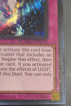 Yu-Gi-Oh Dominus Impulse ROTA-EN079 Secret Rare 1st Edition TCG Foil Card Nice! - Image 4