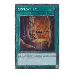 Yu-Gi-Oh! Necrovalley (Platinum Secret Rare) - Quarter Century Stampede - Image 1
