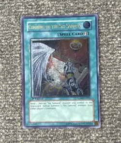 Yugioh! Cunning Of The Six Samurai Ultra Rare 1st Edition GLAS-EN061 LP - Image 1