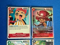 Tony Tony Chopper One Piece TCG OP08-007 Super Rare+OP01/OP10 Uncommon +more PWE - Image 3