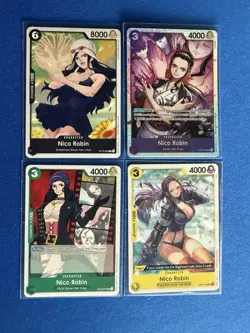 Nico Robin One Piece TCG ST26-003 Super Rare+OP02/OP07 Uncommon+more - PWE - Image 1