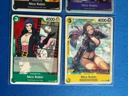 Nico Robin One Piece TCG ST26-003 Super Rare+OP02/OP07 Uncommon+more - PWE - Image 4