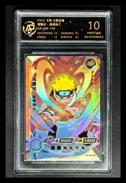 2022 KAYOU CCG cards NARUTO Uzumaki Naruto NR-SSR-109 RPA 10 (SAME AS PSA 10) - Image 1