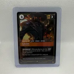 League of Legends Lucian Champion Unit Merciless Card Splash Team SFD-113a/221 - Image 1