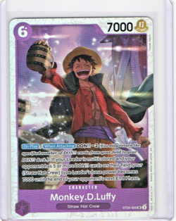 One piece 4 card Monkey.D.Luffy card lot st26-005, op09-061, op11-040 - Image 2