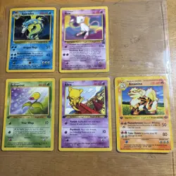 Pokemon TCG Lot With 3 Each 1 Edition Cards*Arcanine Is Creased On Top* - Image 1