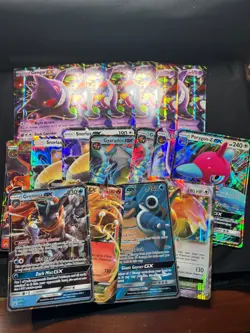 Pokemon Jumbo - 17 card LOT - Gengar, Greninja, Charizard, Blastoise, and more - Image 1