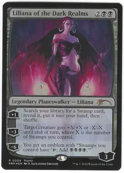 MTG - Promotional: Liliana of the Dark Realms (Store Promo Foil) Mythic Card #4 - Image 1