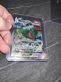 Pokemon TCG Crown Zenith Rayquaza VMAX Holo Ultra Rare Card 101/159 - Image 1