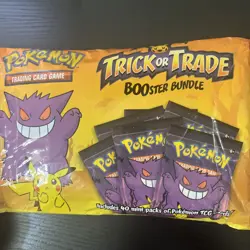 Nintendo Pokemon TCG BOOster Trick Or Trade Trading Card Game - 120 Cards 820650850783 - Image 1